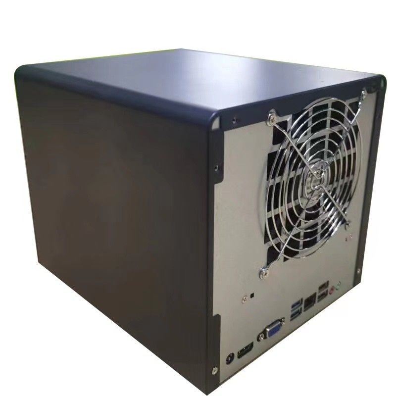 Khung NAS Storage Server Chassis Nhà 4 Bay Computer Case Panel hợp kim nhôm