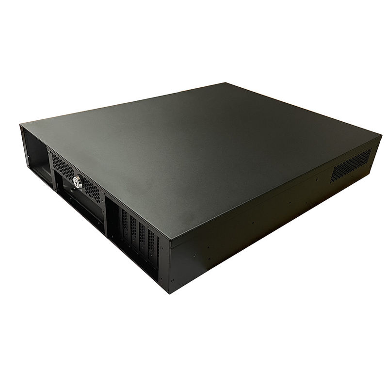 Thiết kế độc đáo 2u Control Industrial Rackmount Chassis với khóa cho máy chủ và lưu trữ