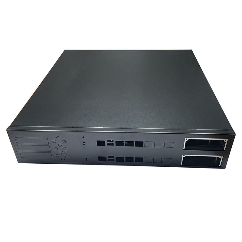 12 Bay 16 Bay Rackmount Gpu Máy chủ tùy chỉnh Chassis Black Powder Sprayed Housing Switch