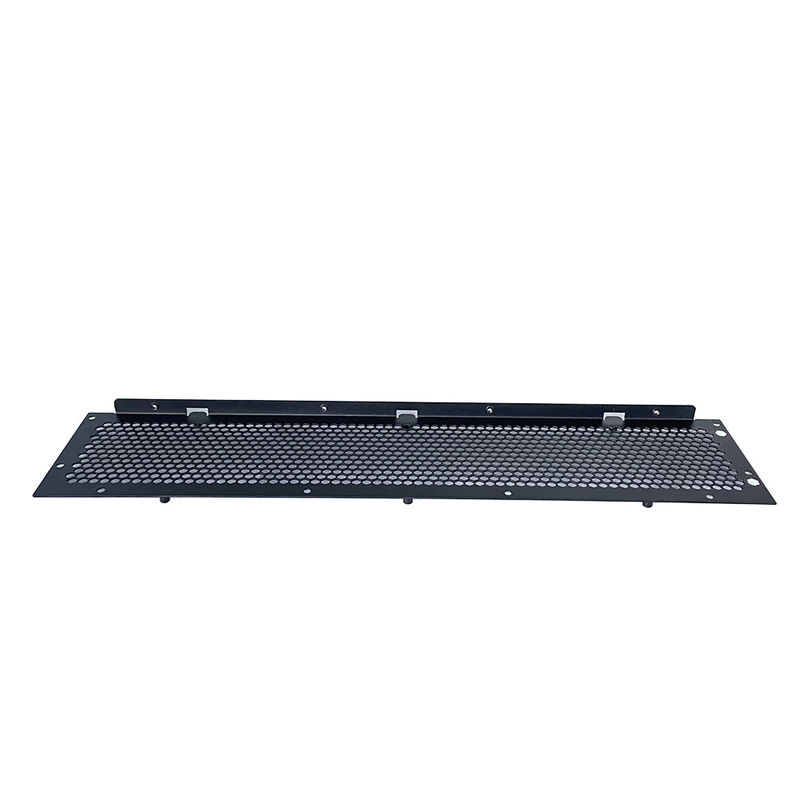 Thép nhôm tấm kim loại Thiết kế chế tạo 1U 2U 3U 4U 19 Inch Rack Vented Blank Panel Metal Case Box