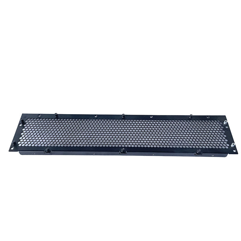 Thép nhôm tấm kim loại Thiết kế chế tạo 1U 2U 3U 4U 19 Inch Rack Vented Blank Panel Metal Case Box