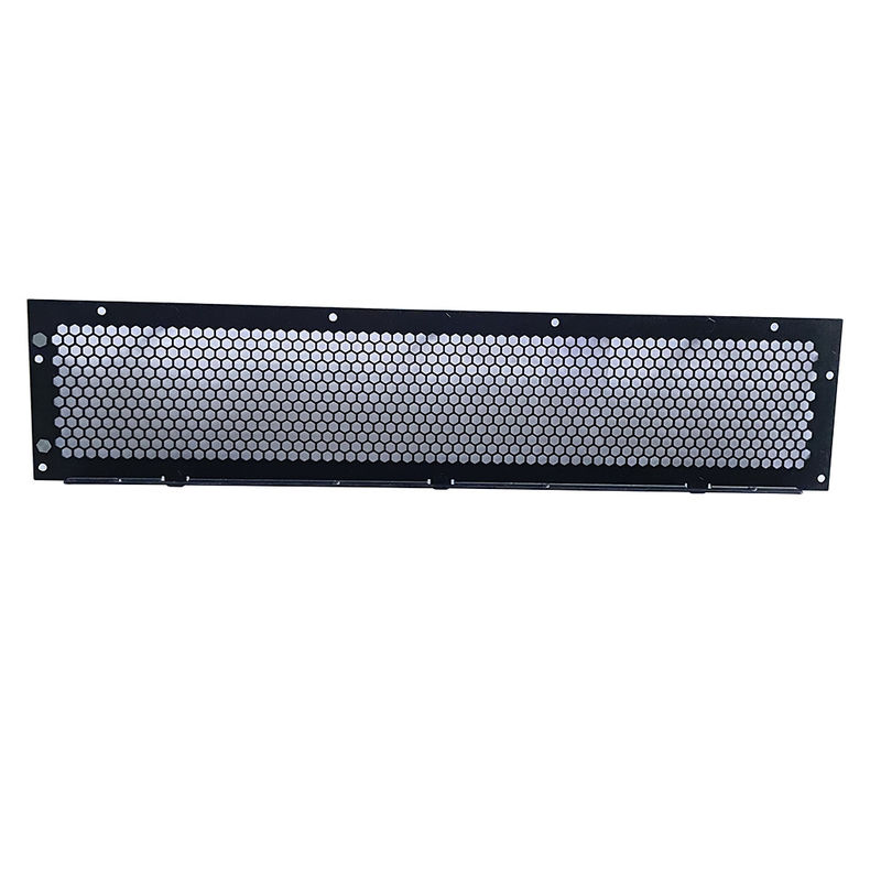 Thép nhôm tấm kim loại Thiết kế chế tạo 1U 2U 3U 4U 19 Inch Rack Vented Blank Panel Metal Case Box