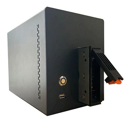 Khung Nas Storage Server Chassis Nhà 2 Bay Computer Case Panel hợp kim nhôm