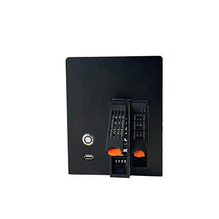 Khung Nas Storage Server Chassis Nhà 2 Bay Computer Case Panel hợp kim nhôm